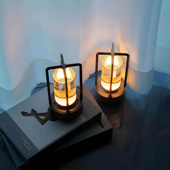 Maliben | Auralight Wireless Table Lamp Crystal Glass Touch Control