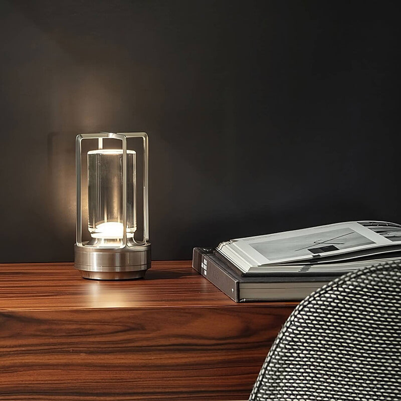 Maliben | Auralight Wireless Table Lamp Crystal Glass Touch Control