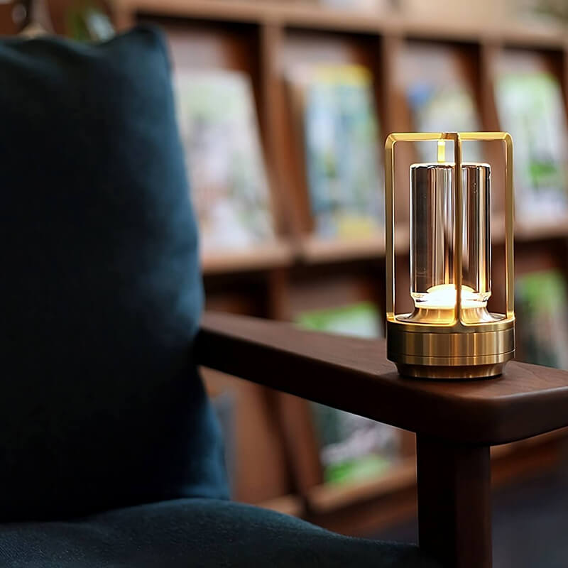 Maliben | Auralight Wireless Table Lamp Crystal Glass Touch Control