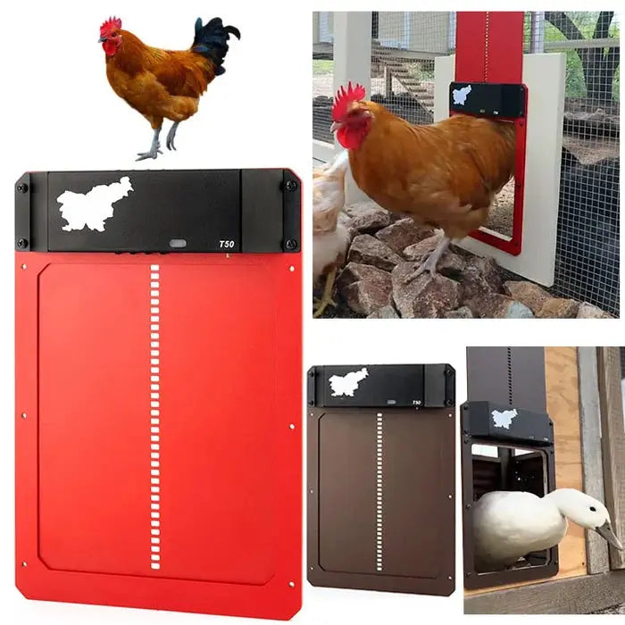 Maliben | Automatic Chicken Coop Door - Weatherproof & Predator Safe With Easy Installation