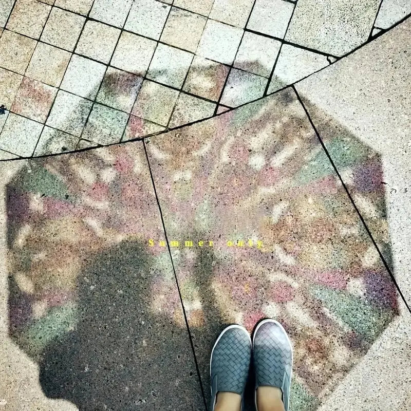 Maliben | Automatic Umbrella – Vintage Design With Stained Glass And Wind Predection