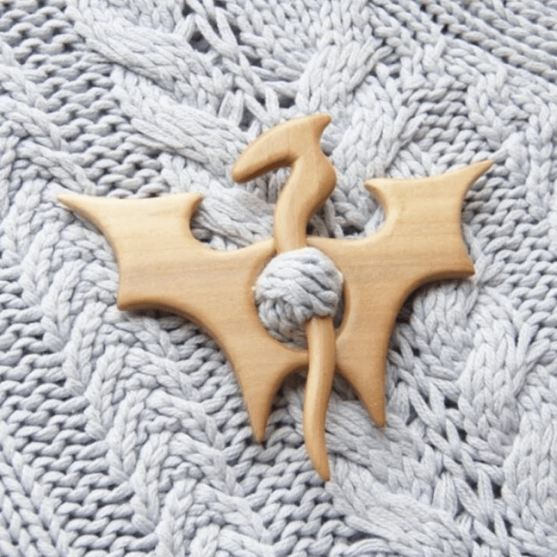 Maliben | Sweet Animal Brooch Made Of Wood