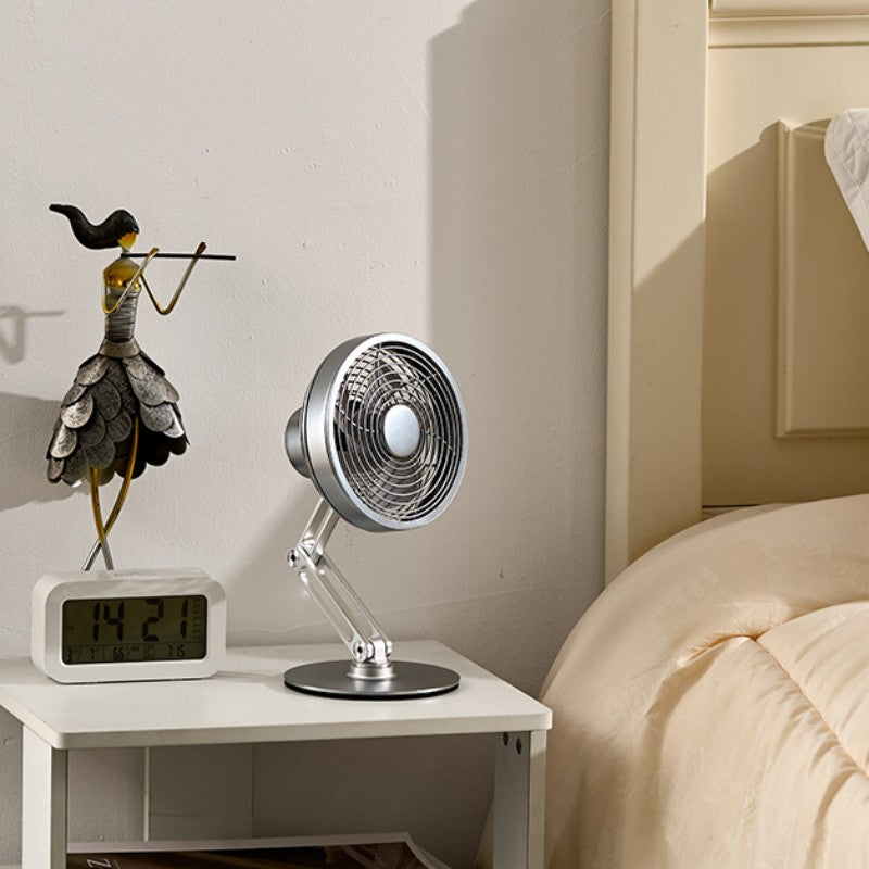 Maliben | Desktop 360¬∞ Rotatable Foldable Metal Mini Fan