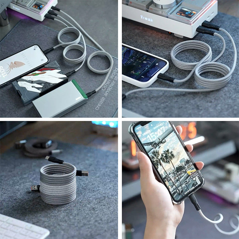 Maliben | Creative Folding Magnetic Circle Cable Organizer