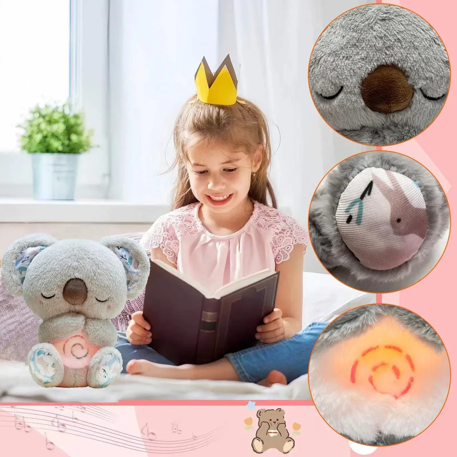 Maliben | Soothing Koala Plush - With Soothing Breathing Technique