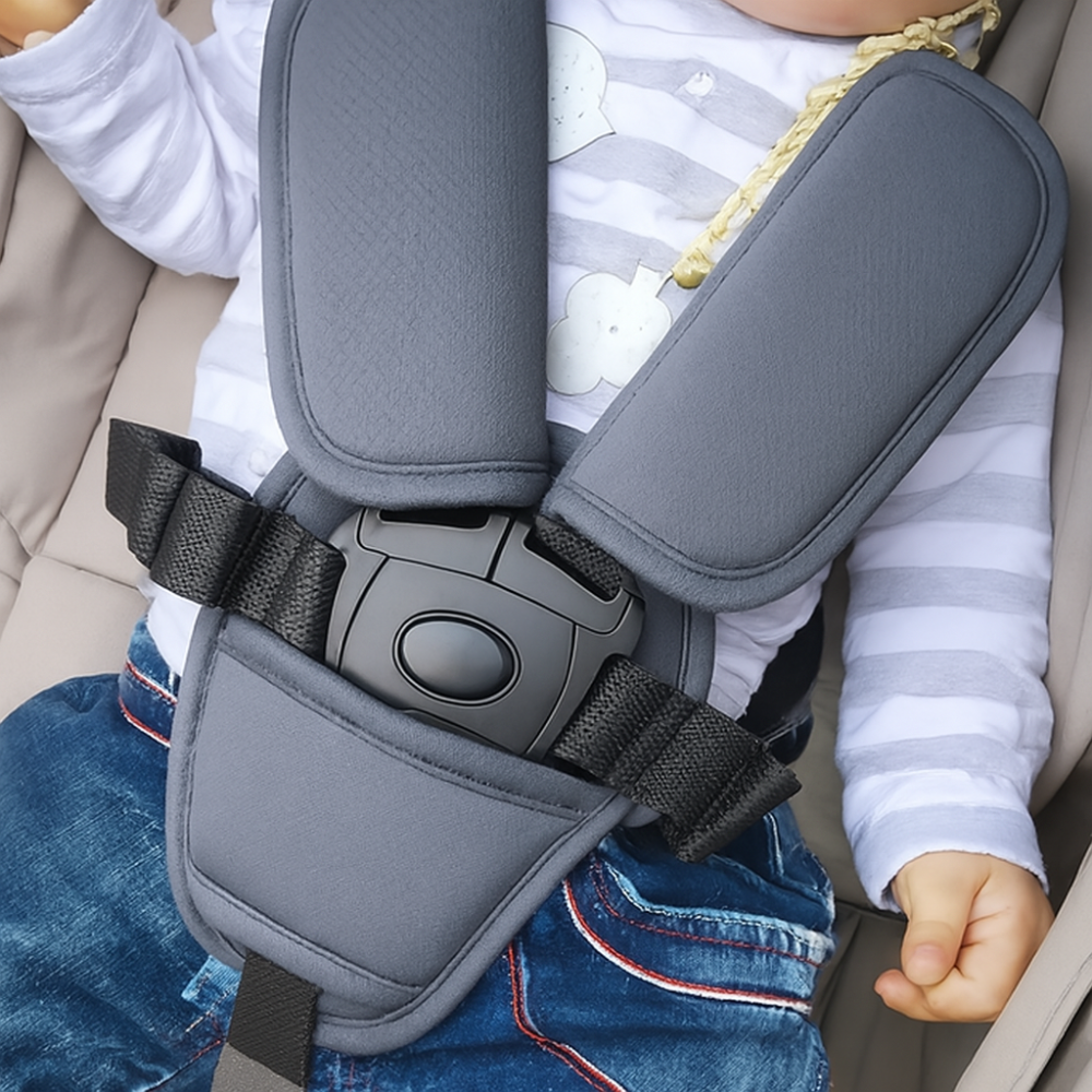 Maliben | Baby Car Seat Cushion Pad Soft Breathable Safety Support Harness