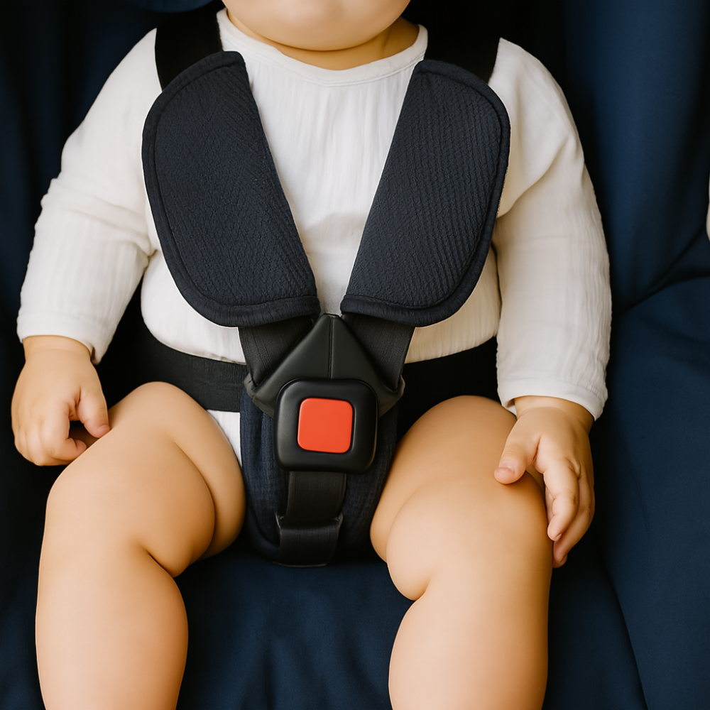 Maliben | Baby Car Seat Cushion Pad Soft Breathable Safety Support Harness