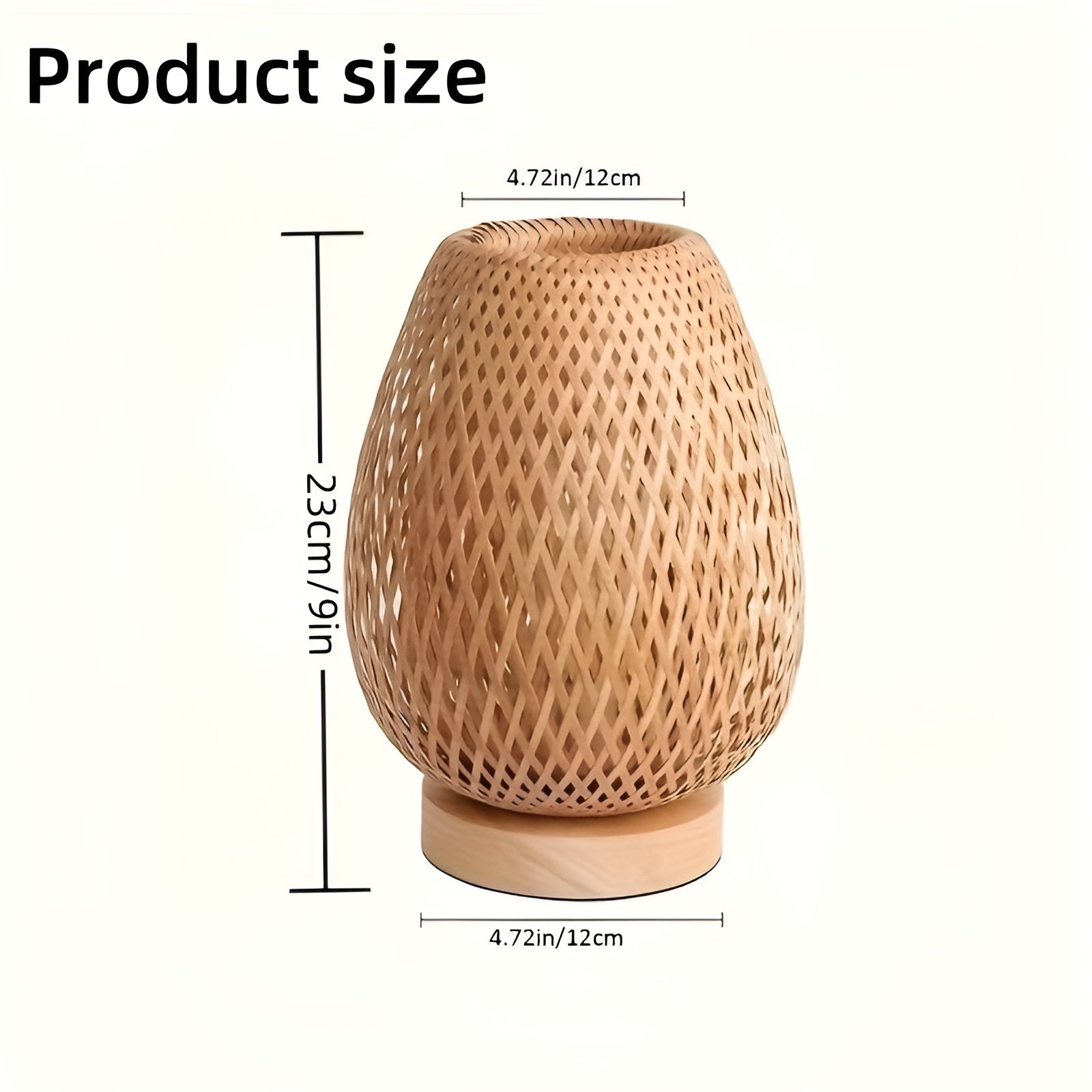 Maliben | Stylish Bamboo Table Lamp With Usb Power – Sustainable And Energy-Efficient Design