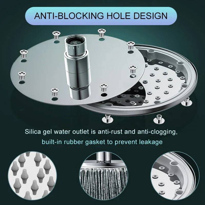 Maliben | Rain Spa Deluxe | Water-saving rain showerhead
