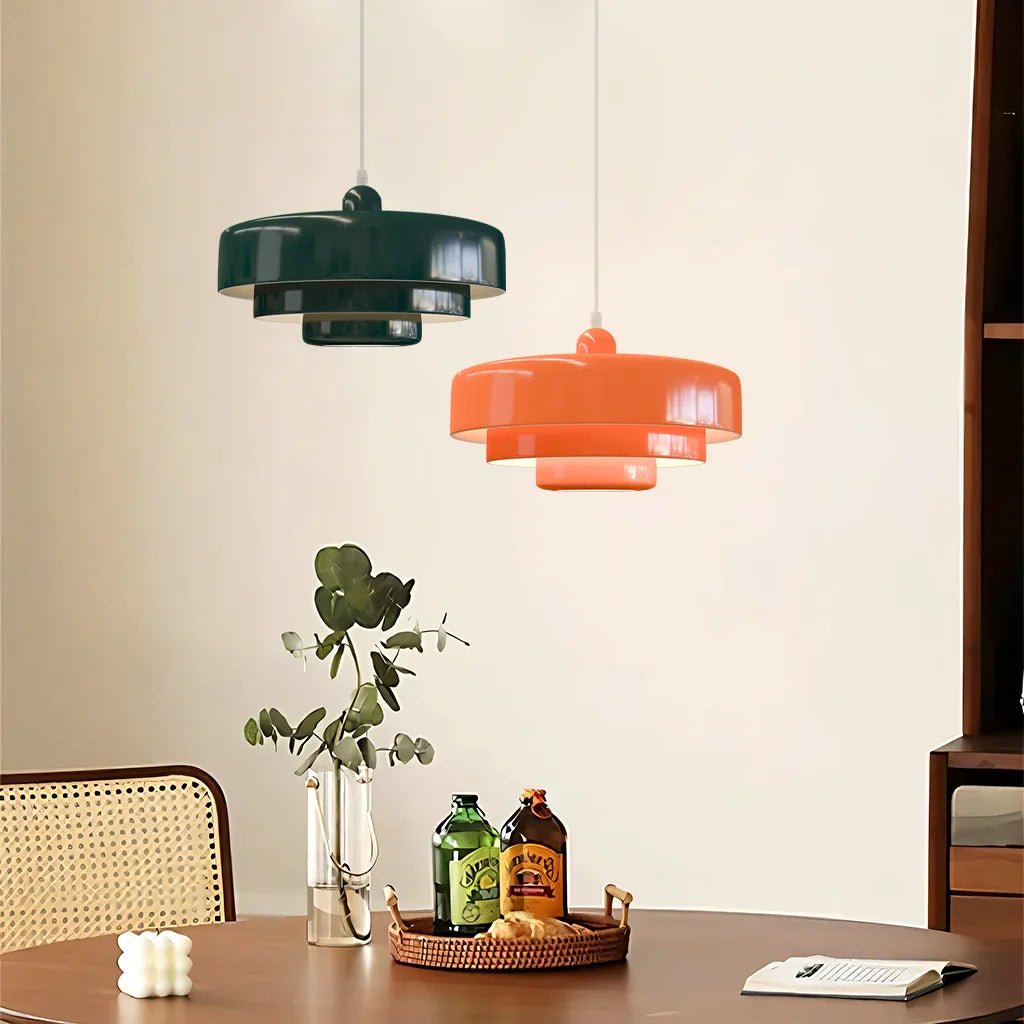 Maliben | Elegant Three-Level Pendant Light In Macaron Colors