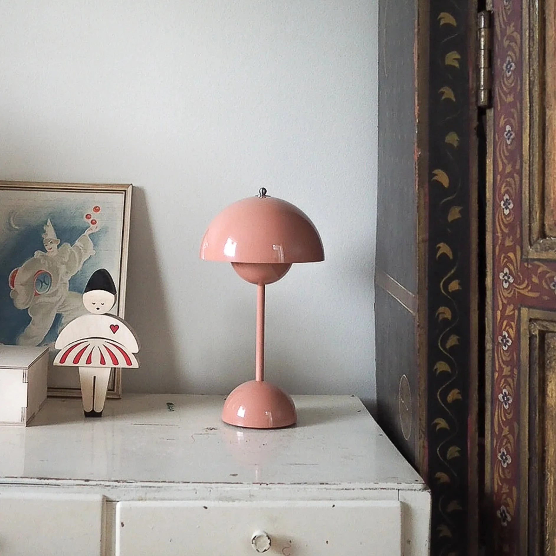 Maliben | Retro Flowerlight - Wireless Rechargeable Table Lamp