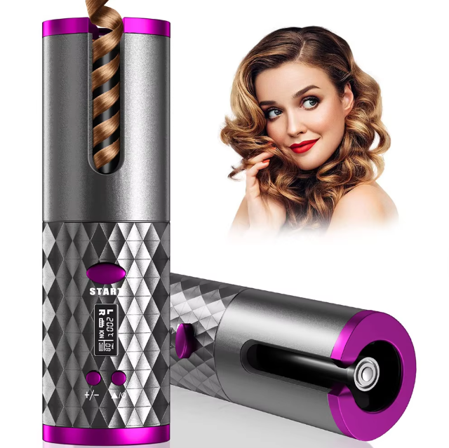 MAliben | Wireless Hair Curling Iron With a Ceramic Body – Fast And Long-Lasting Curls