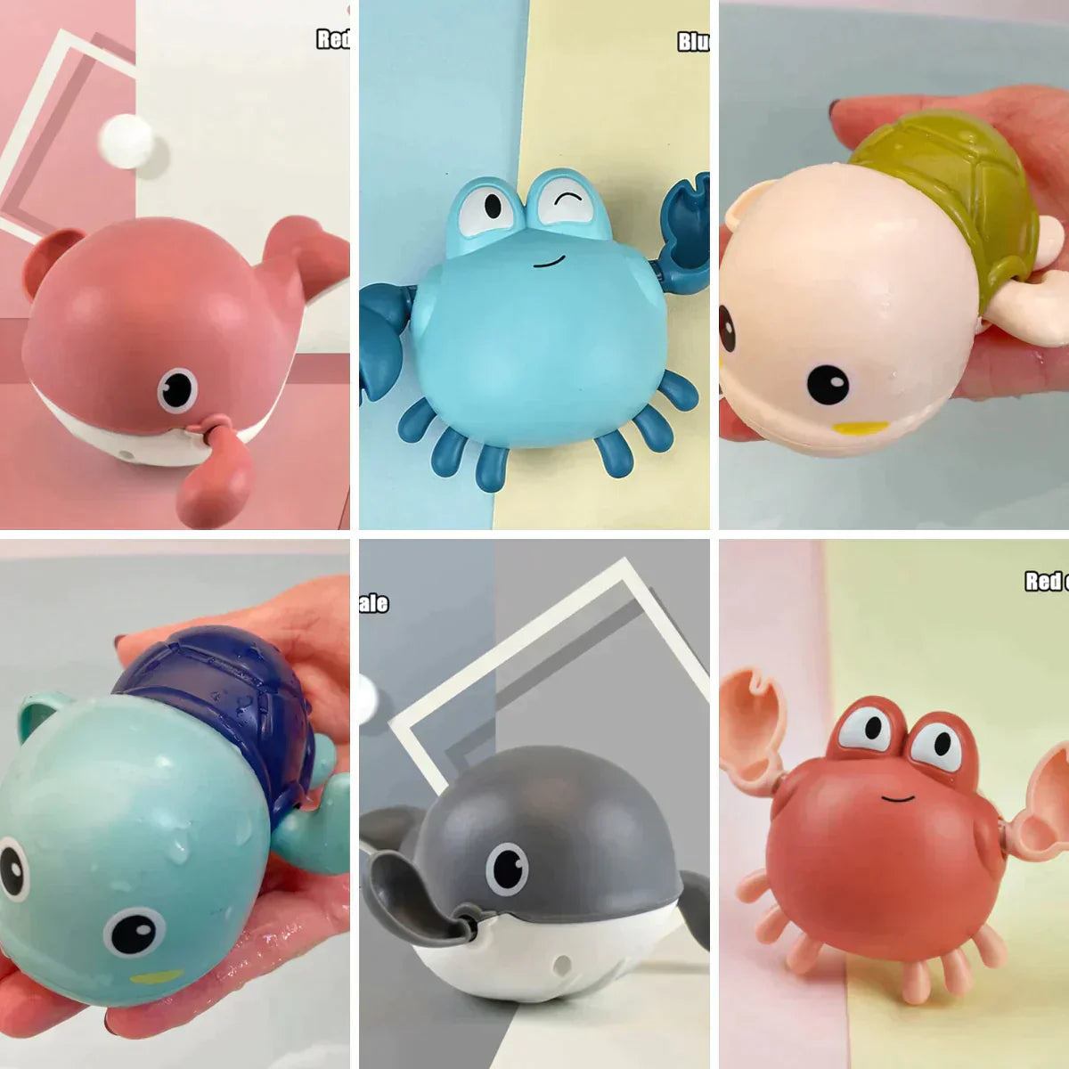Maliben | Splashturtle | The Ultimate Bath Toy For Fun And Discovery - Wind-Up, Floating Bath Turtles