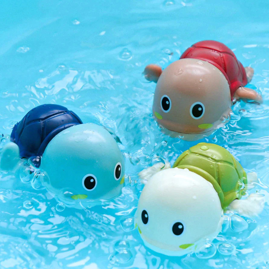 Maliben | Splashturtle | The Ultimate Bath Toy For Fun And Discovery - Wind-Up, Floating Bath Turtles