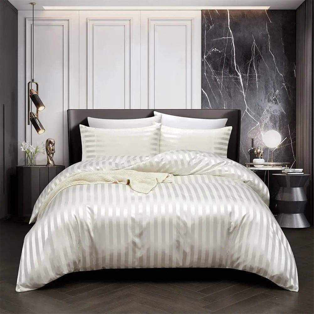 Maliben | Noirluxe Set - Luxury Satin Duvet Cover For The Bedroom