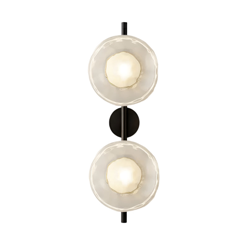 Maliben | Round Glass Wall Lamp In Scandinavian Design
