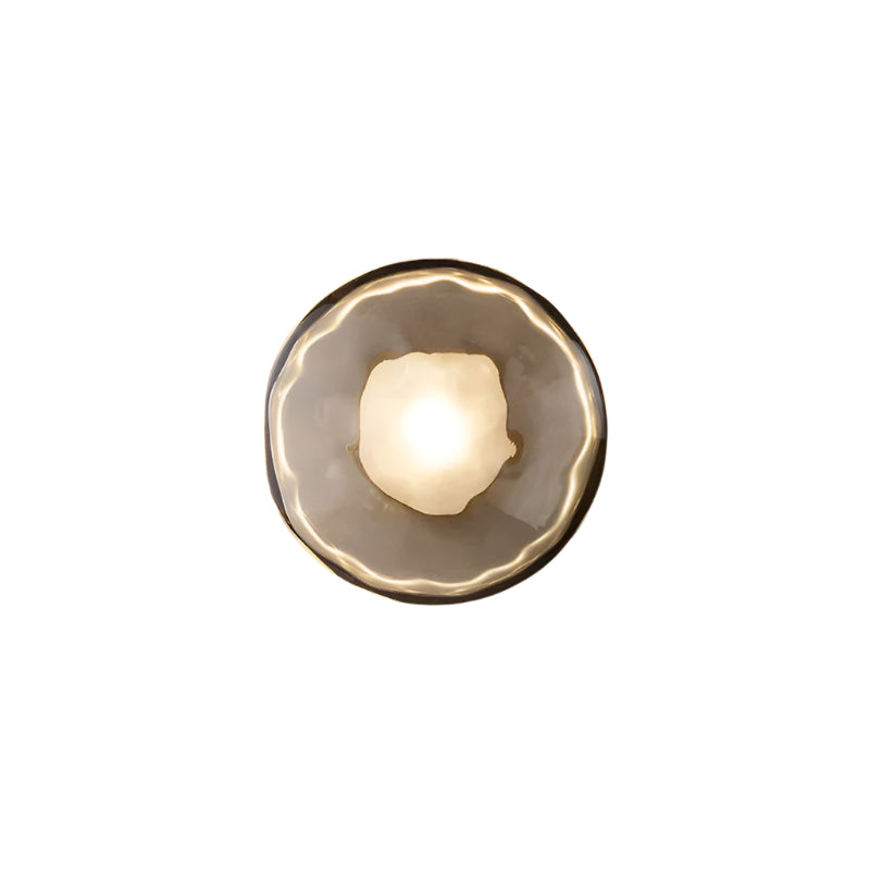 Maliben | Round Glass Wall Lamp In Scandinavian Design