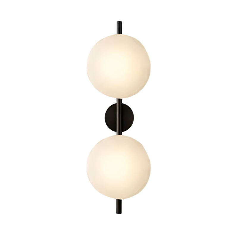 Maliben | Round Glass Wall Lamp In Scandinavian Design