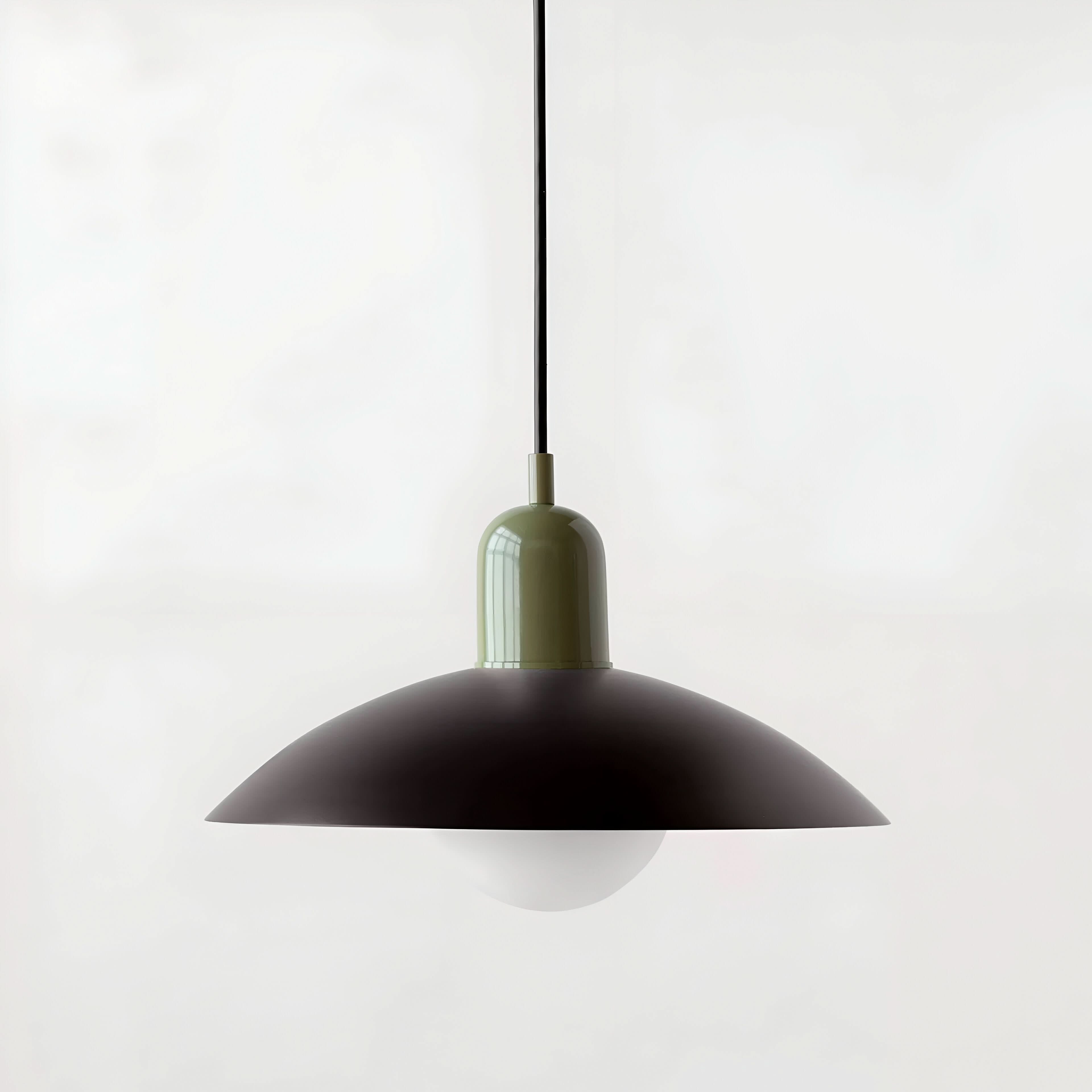 Maliben | Modern Macaron Bauhaus Pendant Light – Iron Shade