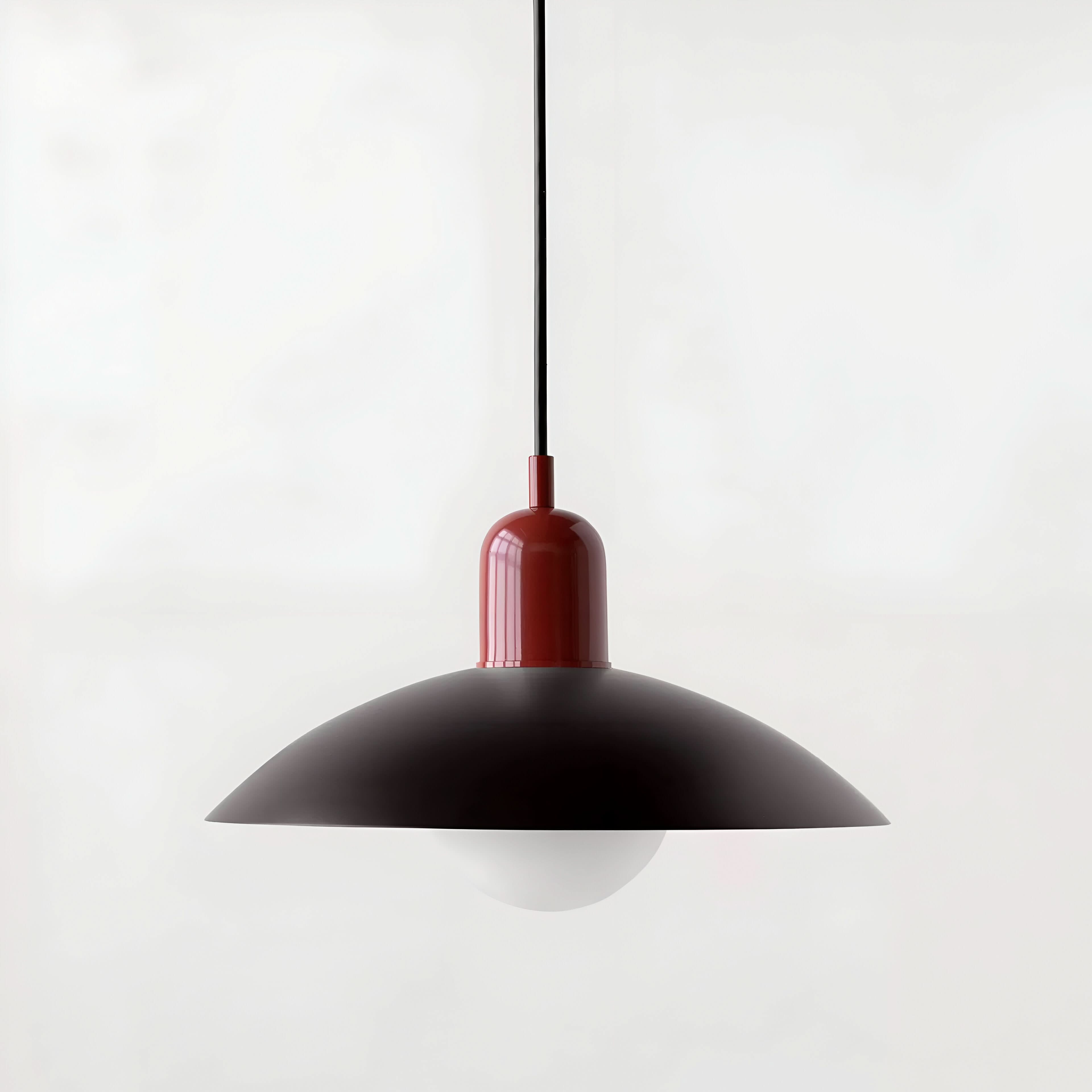 Maliben | Modern Macaron Bauhaus Pendant Light – Iron Shade