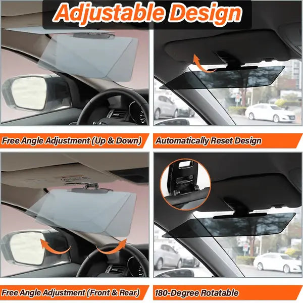 Maliben | Glare-Free Driving Visor – Against Sunlight & Winter Glare