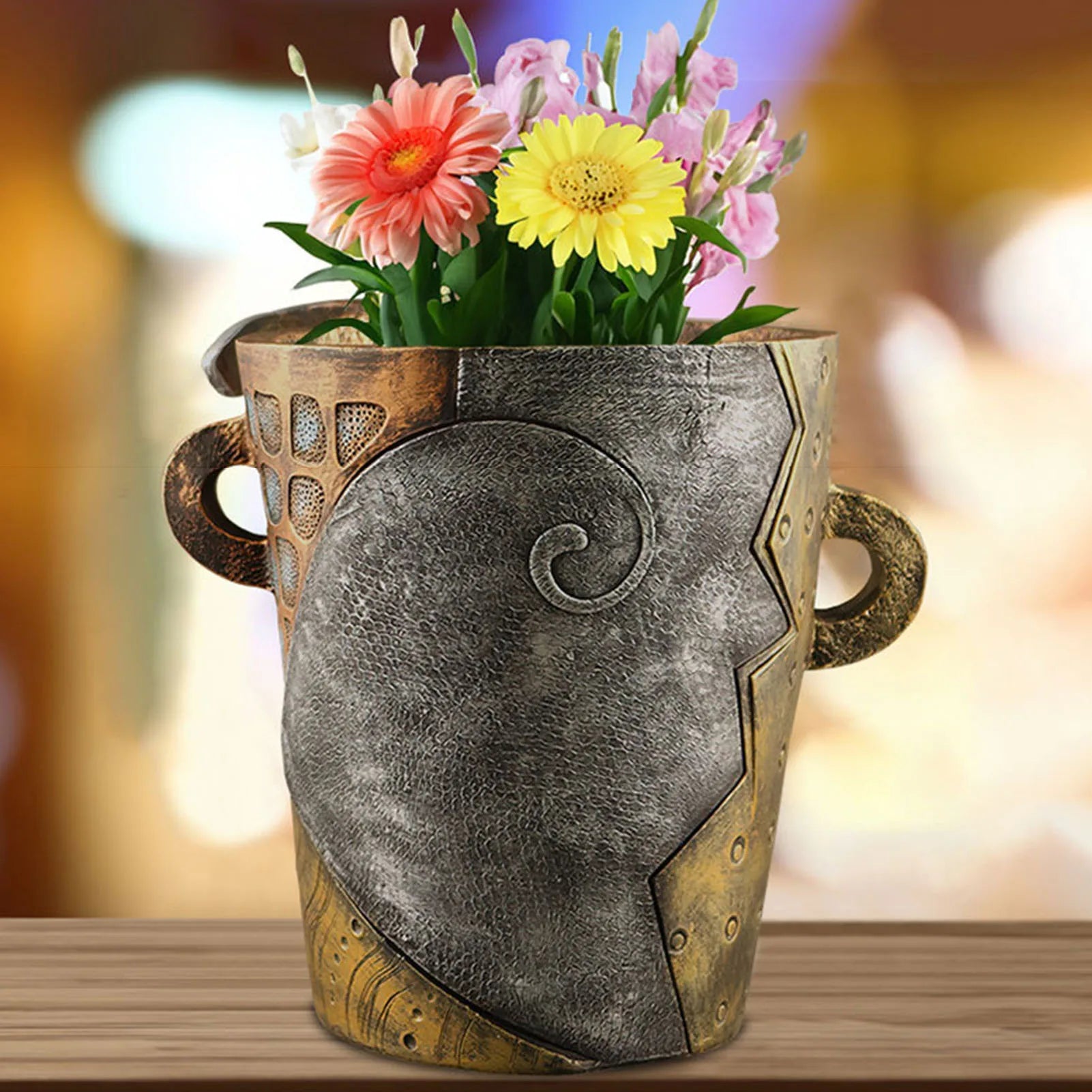 Maliben | Stylish Abstract Art Flower Pot Ornaments - Retrovisage