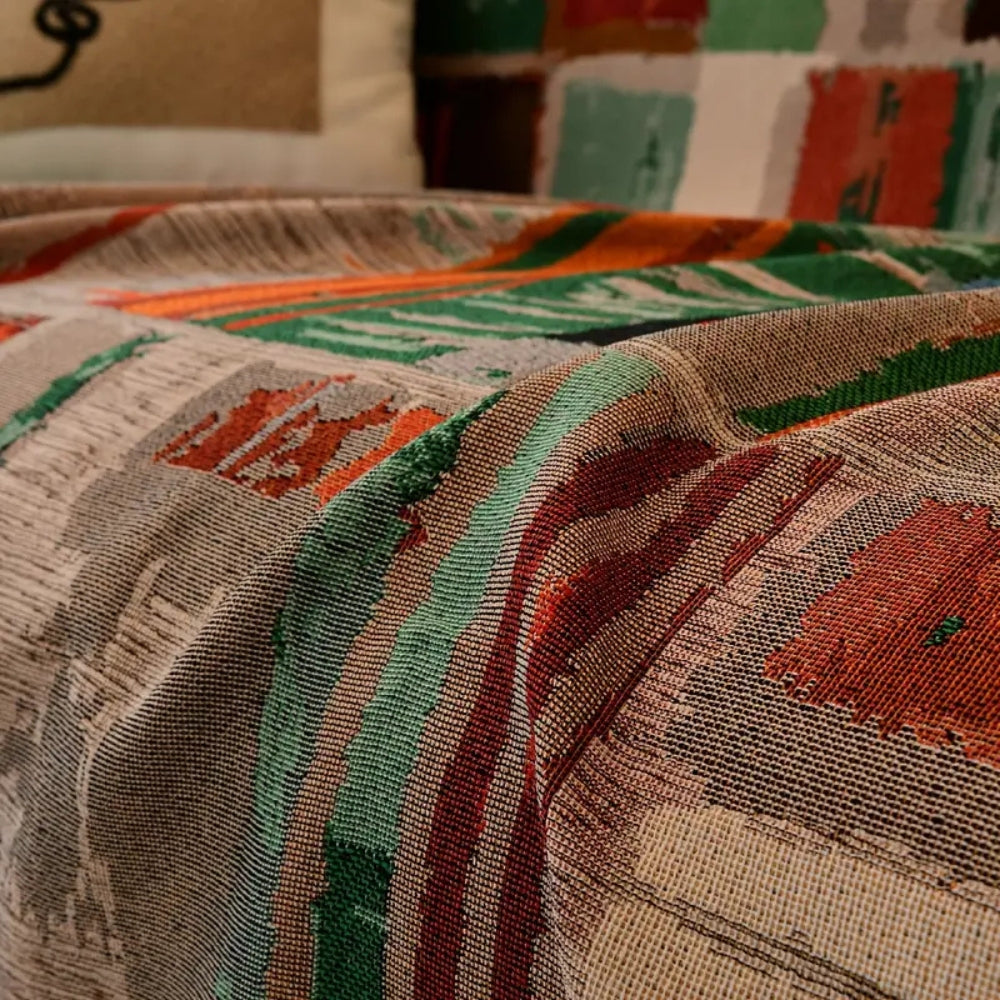Maliben | Bohemian Rustic Geometric Sofa Cover