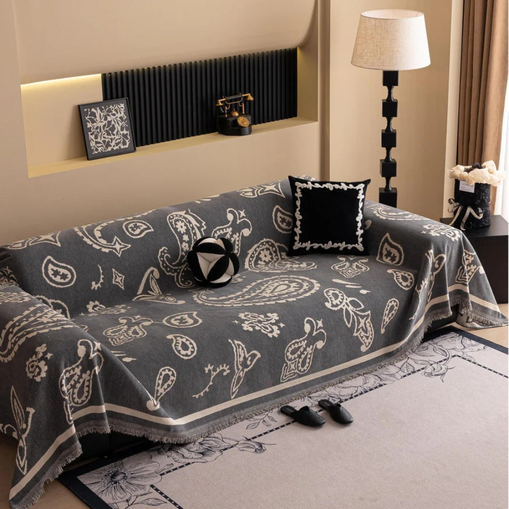 Maliben | Boho Bloom Soft Sofa Cover