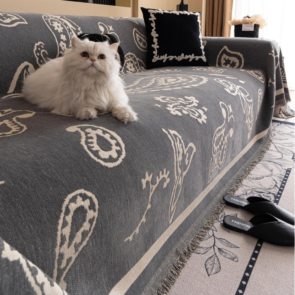 Maliben | Boho Bloom Soft Sofa Cover
