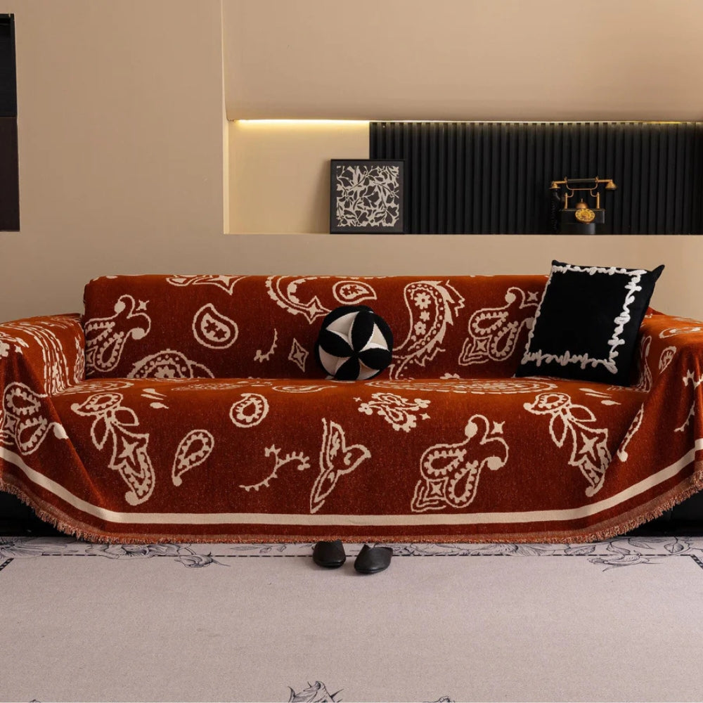 Maliben | Boho Bloom Soft Sofa Cover