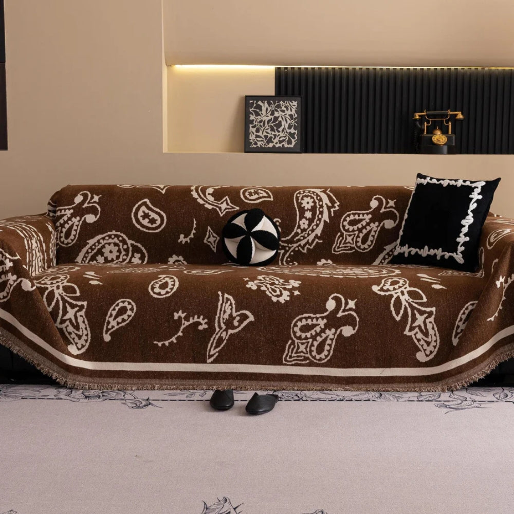 Maliben | Boho Bloom Soft Sofa Cover