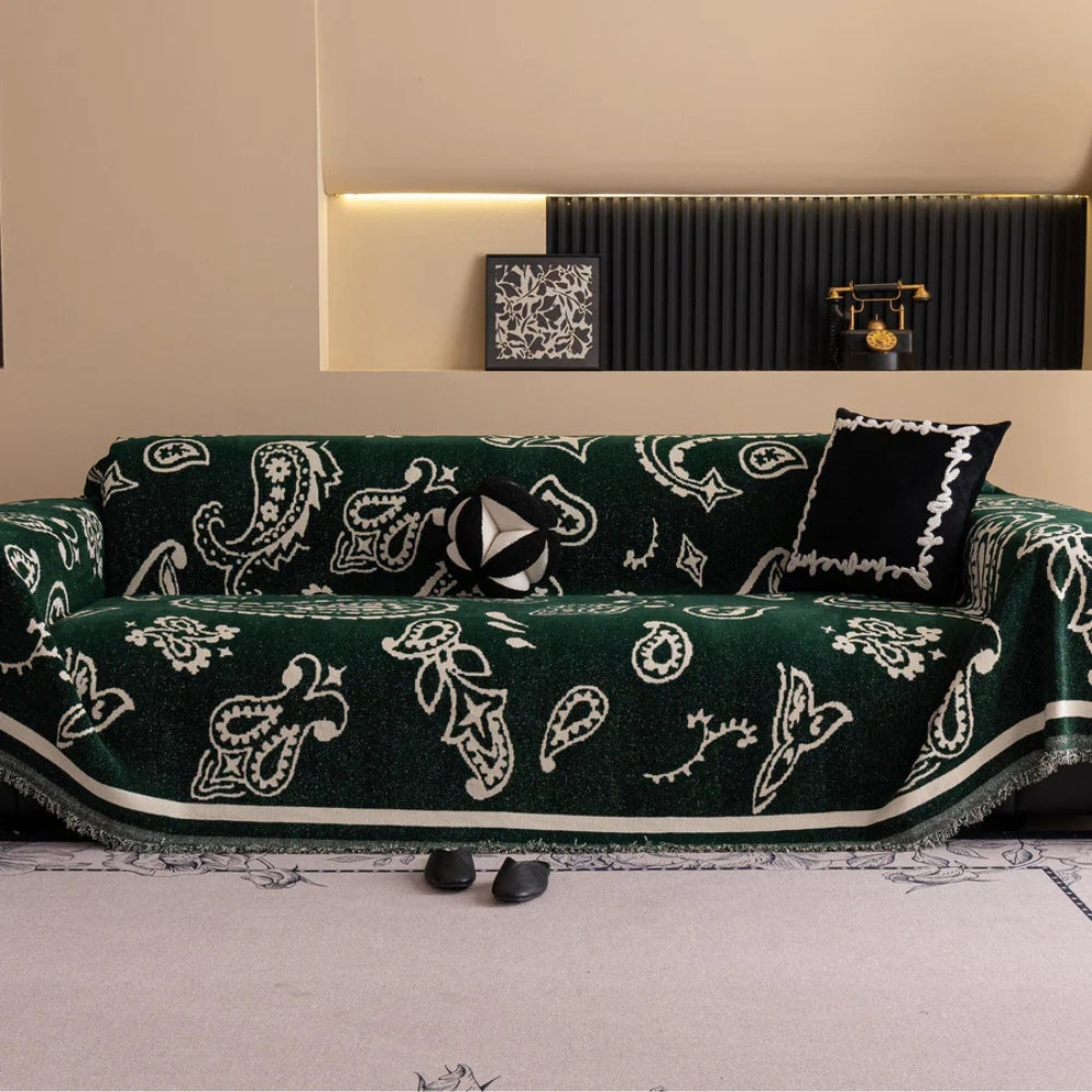 Maliben | Boho Bloom Soft Sofa Cover