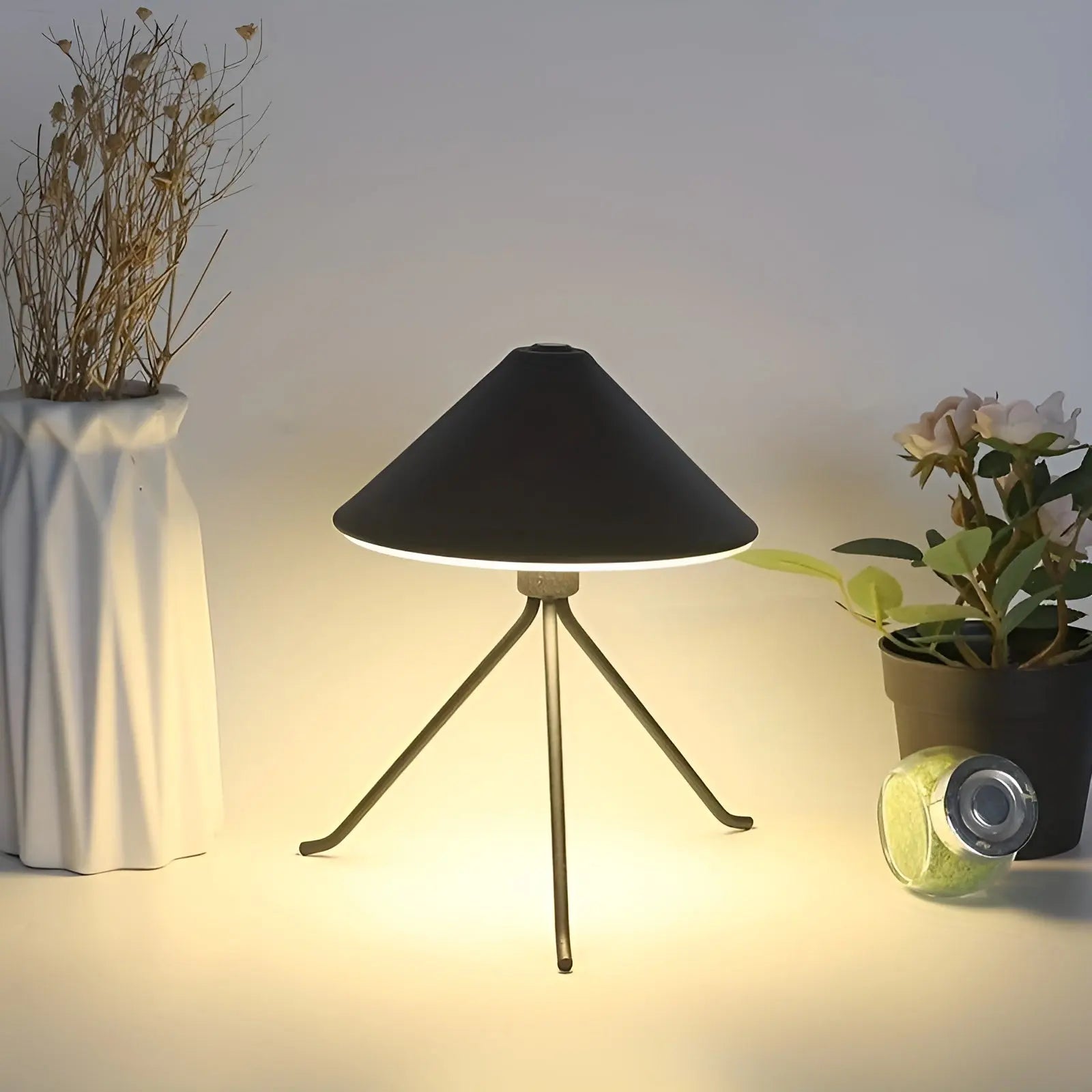 Maliben | Eleganza Luxe Table Lamp – Usb Rechargeable Led LightIng With Chic Design in Black, Gold And Silver