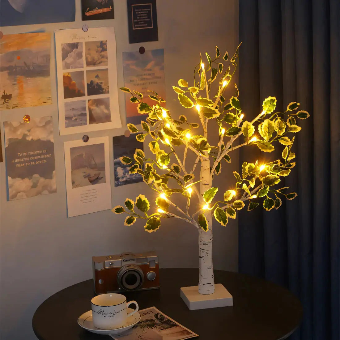 Maliben | Magical Brighttree Table Lamp – Elegant Tree Design With Warm Led Lighting