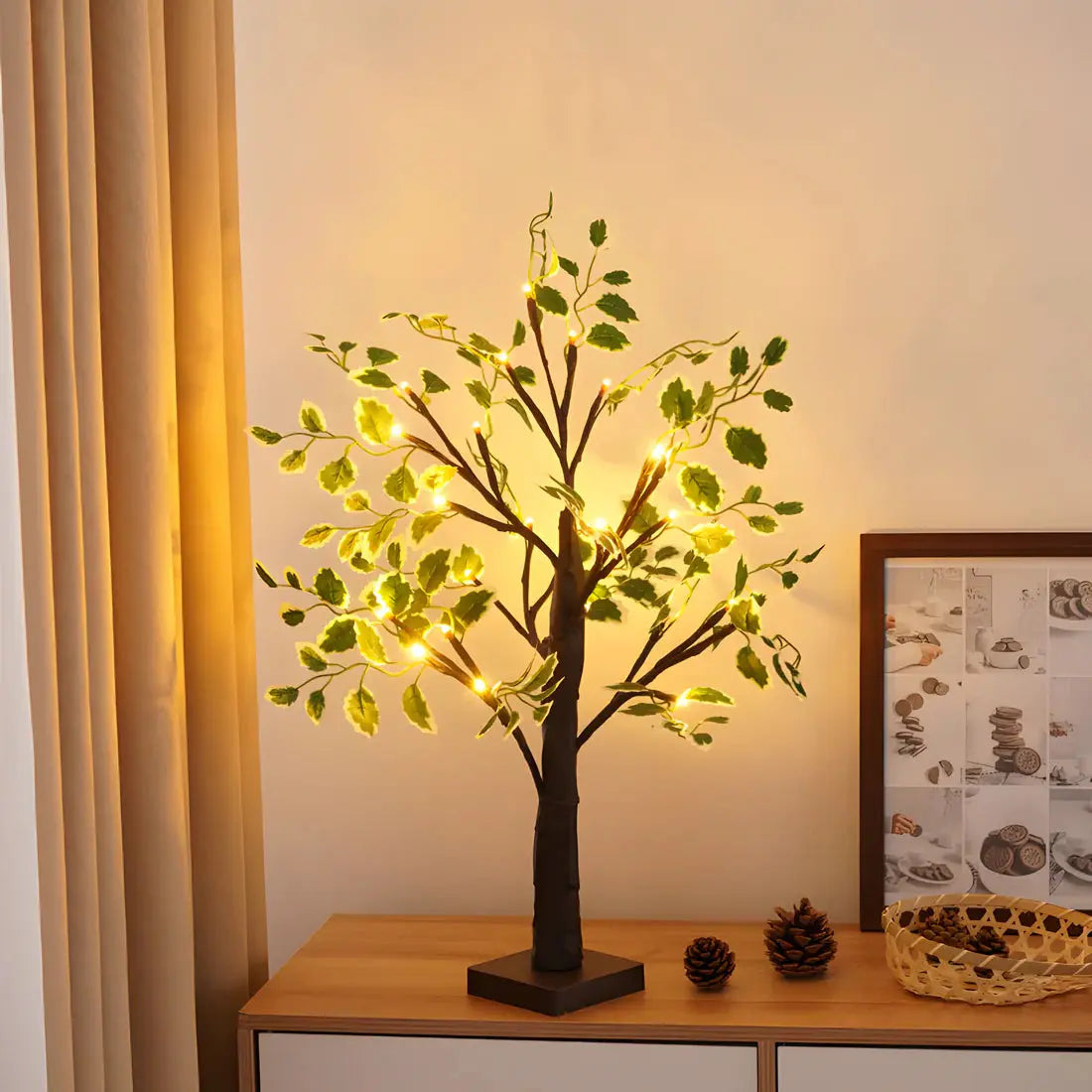 Maliben | Magical Brighttree Table Lamp – Elegant Tree Design With Warm Led Lighting