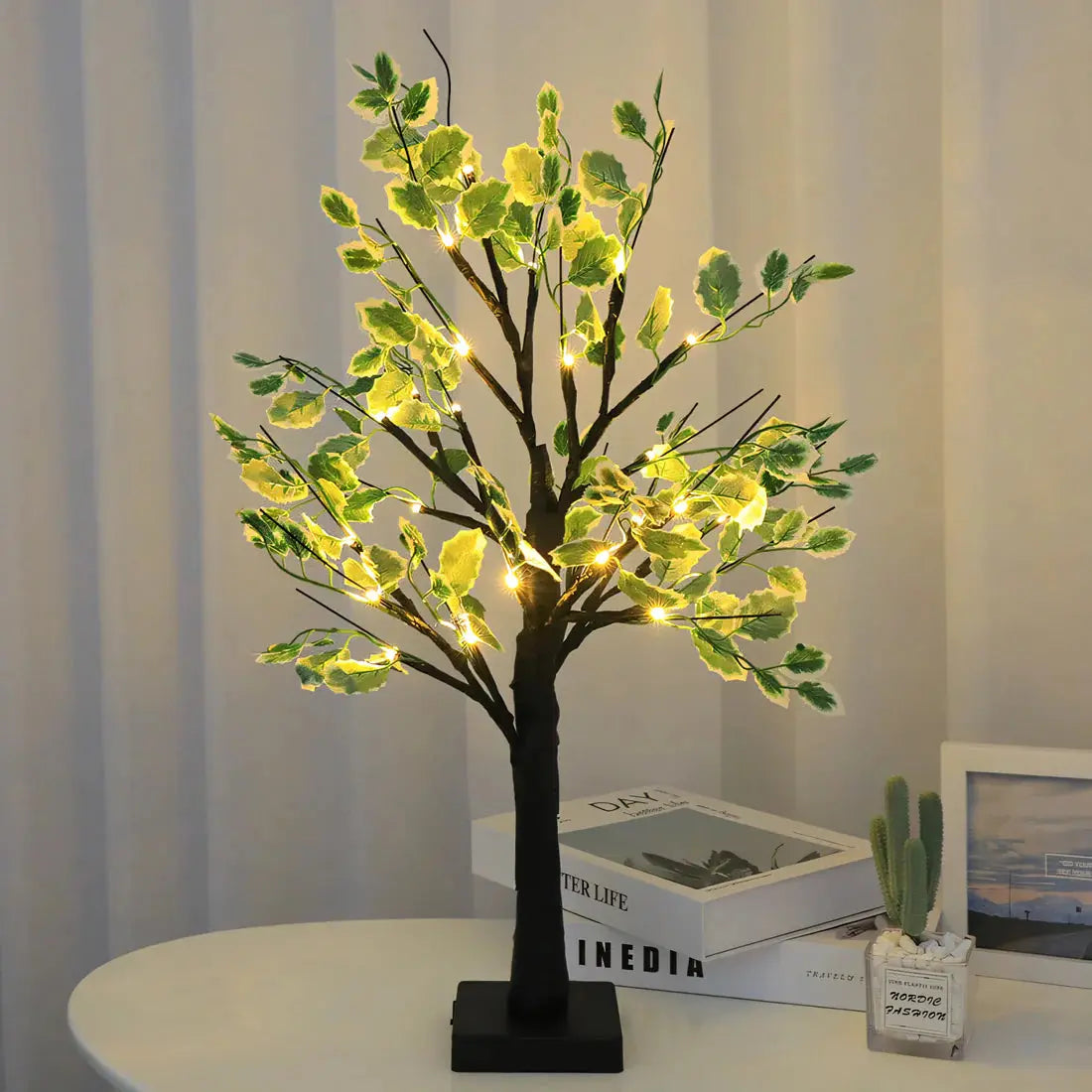 Maliben | Magical Brighttree Table Lamp – Elegant Tree Design With Warm Led Lighting