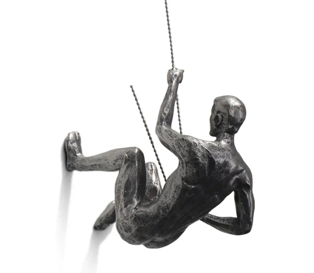 Maliben | Wall Sculpture Climbartis | Symbol Of Strength & Growth | Handcrafted From Resin & Iron Wire