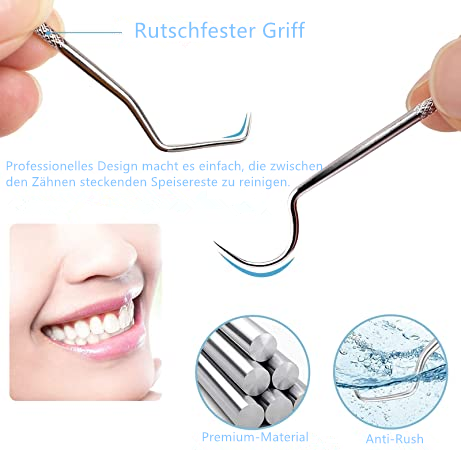 Maliben | Toothpick Set Made Of Stainless Steel (7 Pcs)
