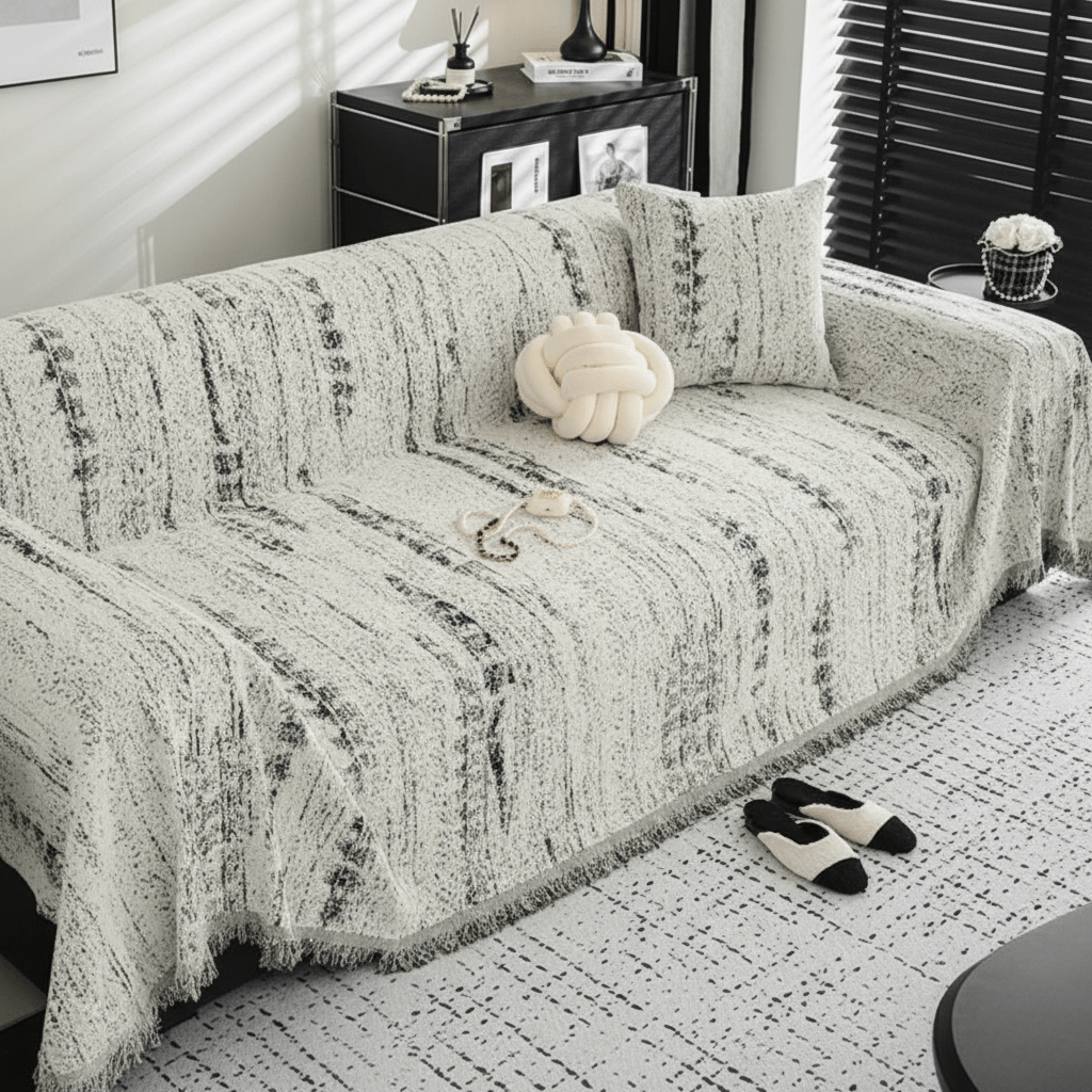 Maliben | Elegant chenille sofa cover with easy care