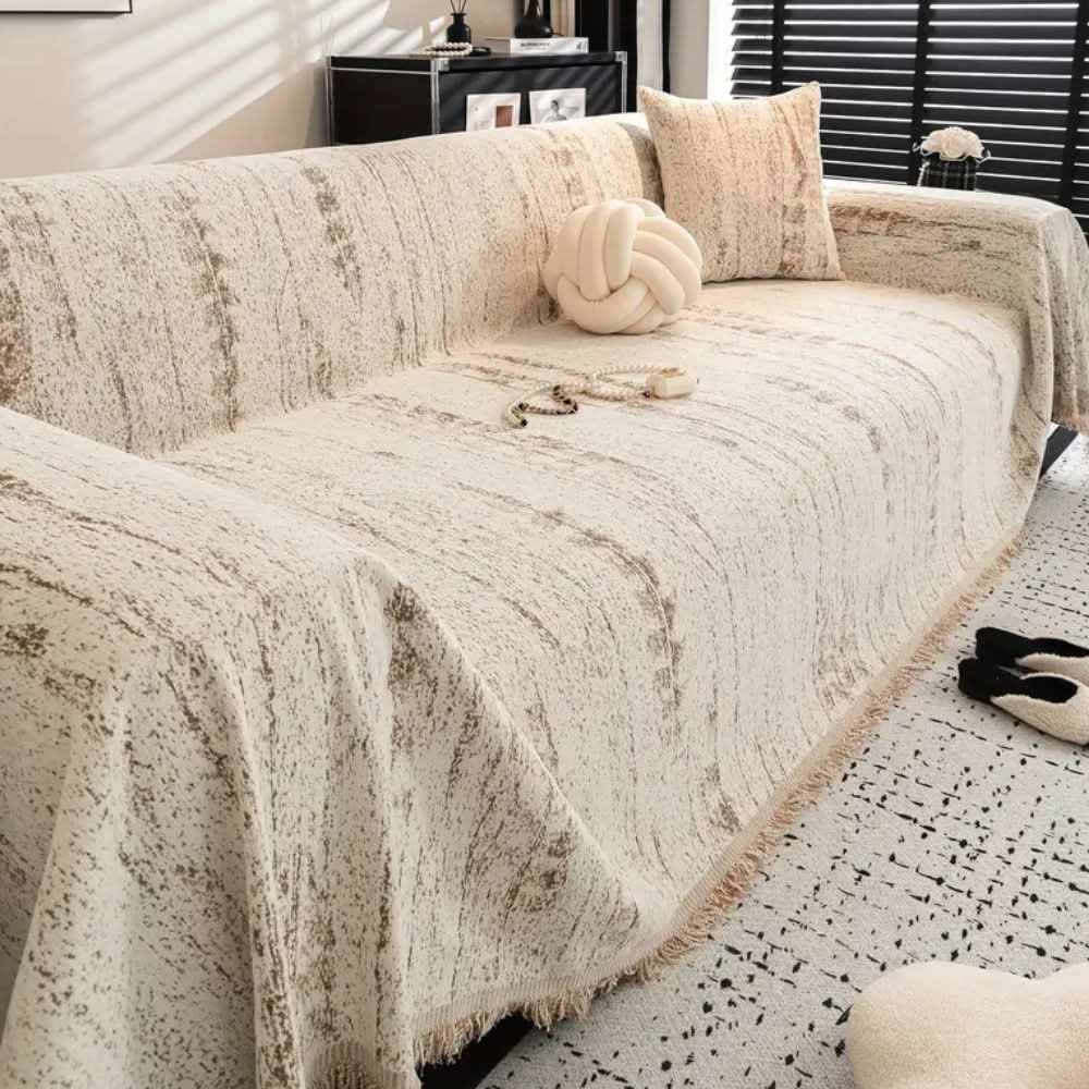 Maliben | Elegant chenille sofa cover with easy care