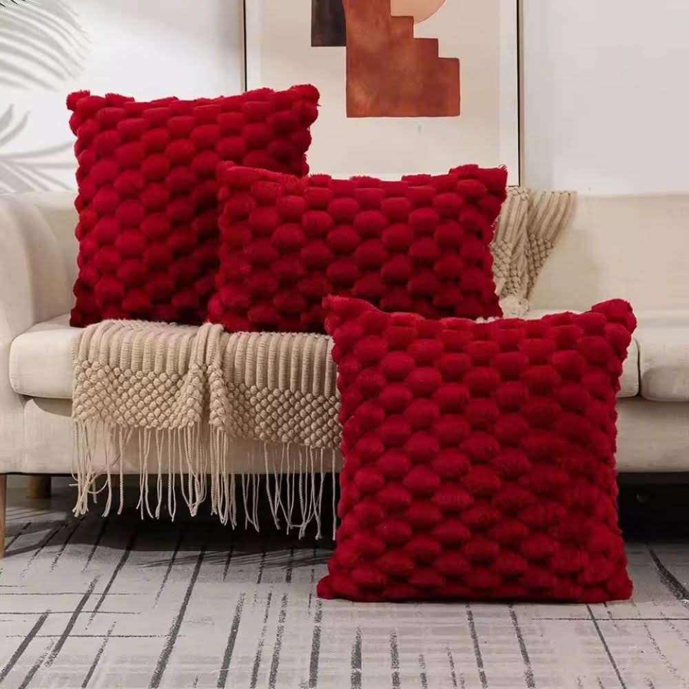 Maliben | Cushion Cover Made Of Cotton Blend With Fluffy 3d Feel