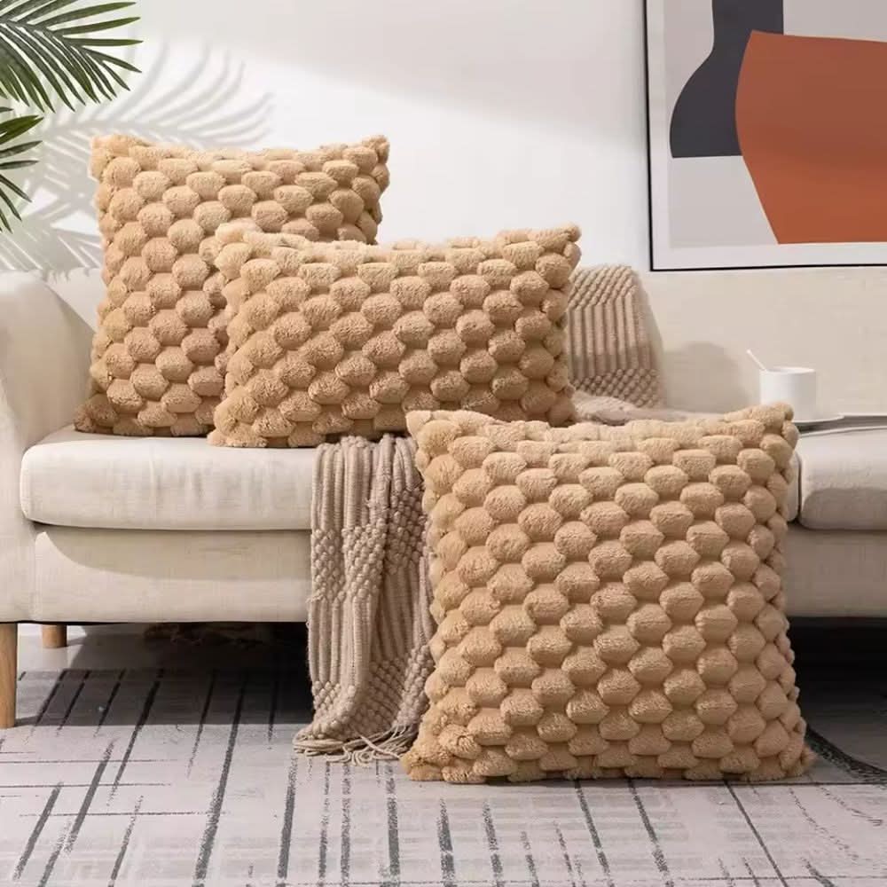 Maliben | Cushion Cover Made Of Cotton Blend With Fluffy 3d Feel