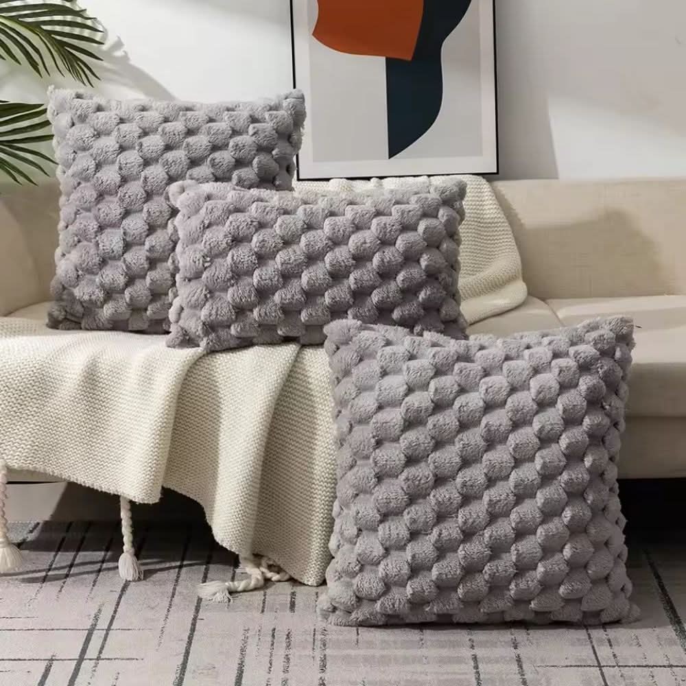 Maliben | Cushion Cover Made Of Cotton Blend With Fluffy 3d Feel