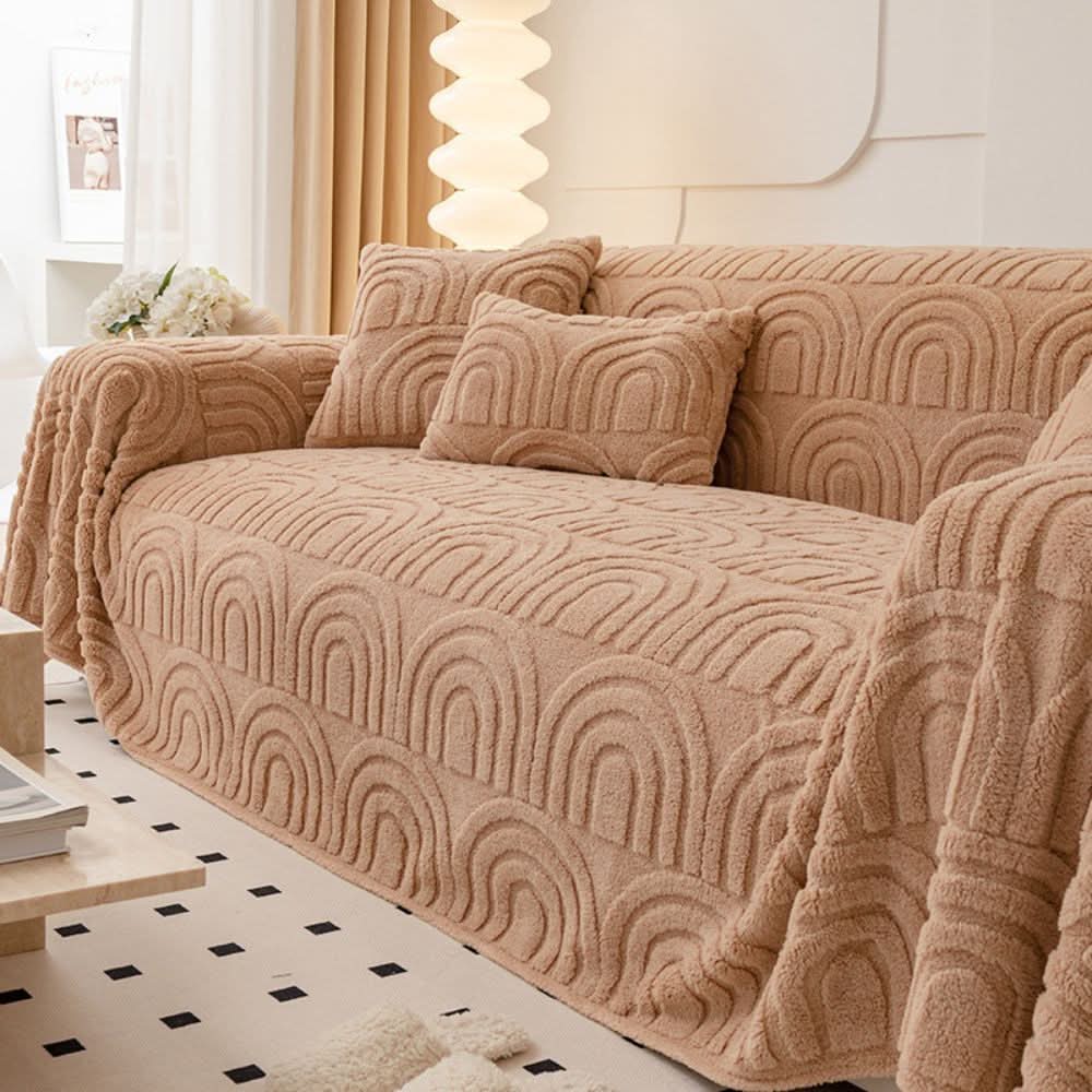 Maliben | Thick quilted sofa cover for secure fit