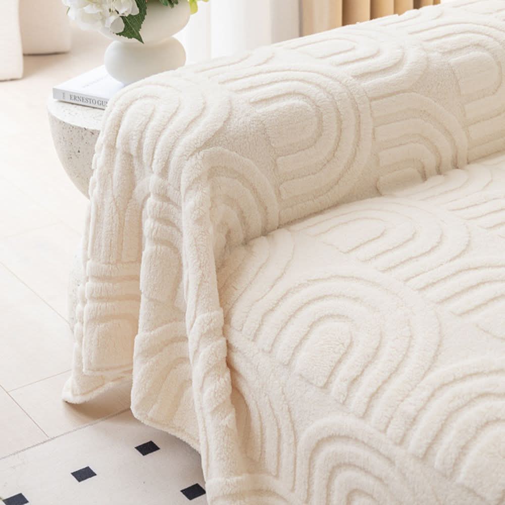 Maliben | Thick quilted sofa cover for secure fit