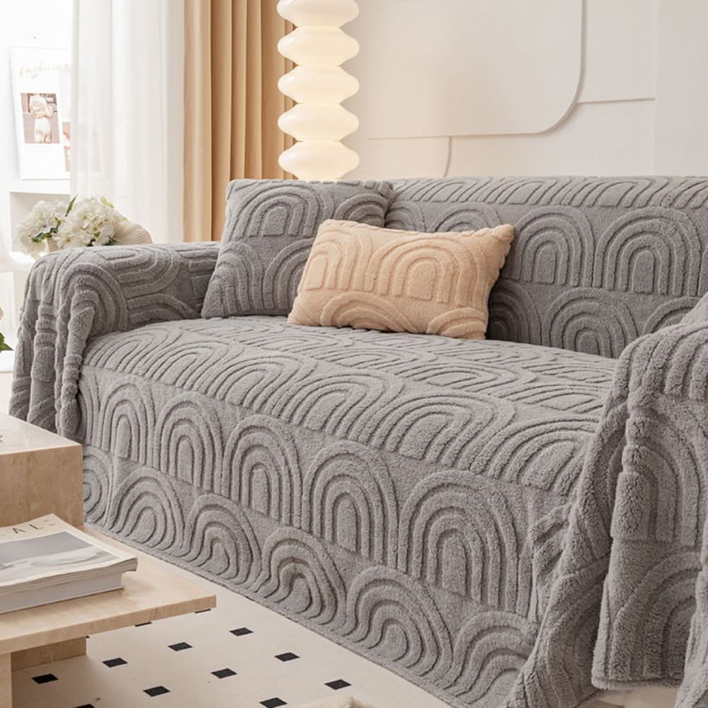 Maliben | Thick quilted sofa cover for secure fit