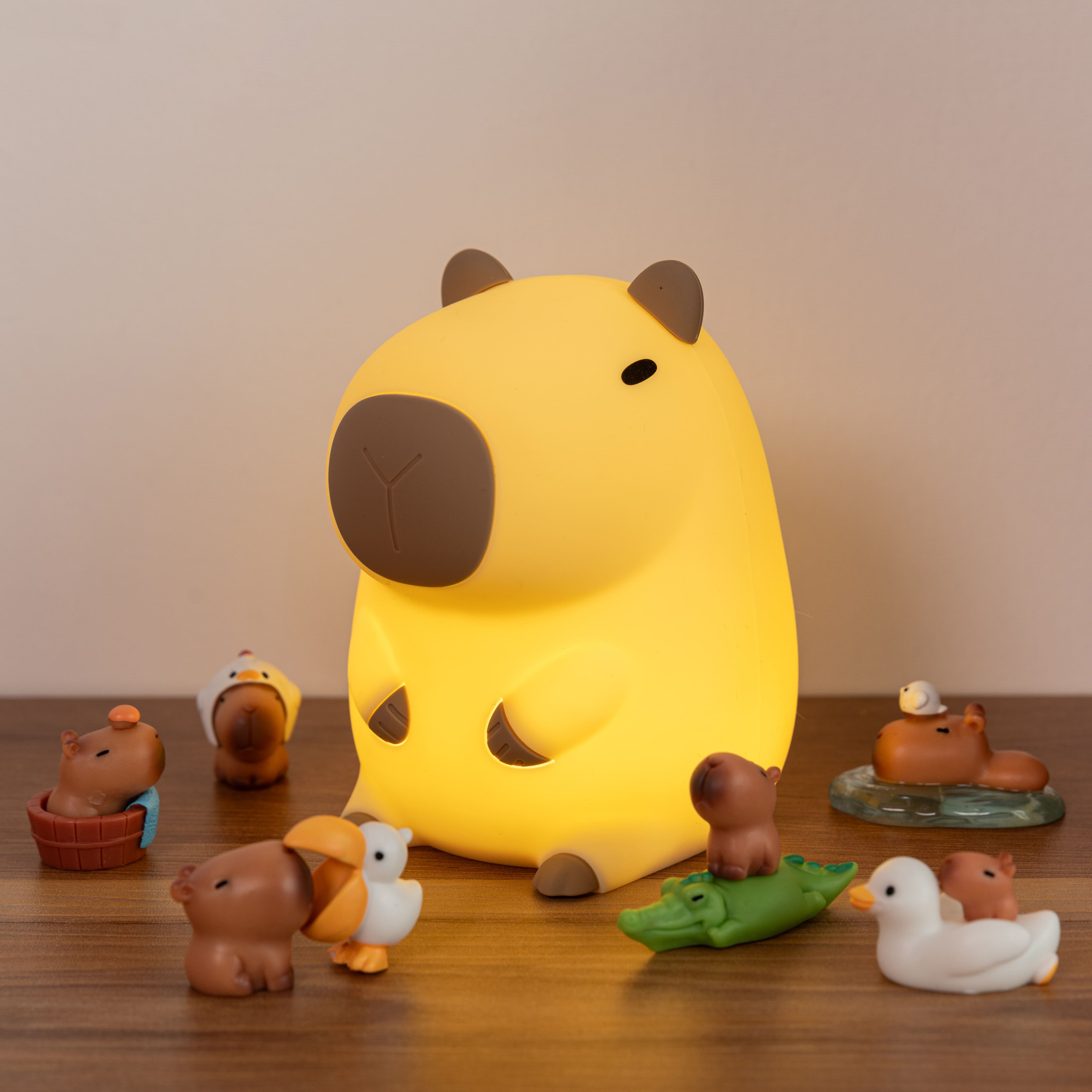 Maliben | Squishbara | Capybara Squishy Night Light Ideal Gift For All Ages