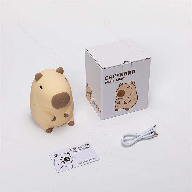 Maliben | Squishbara | Capybara Squishy Night Light Ideal Gift For All Ages