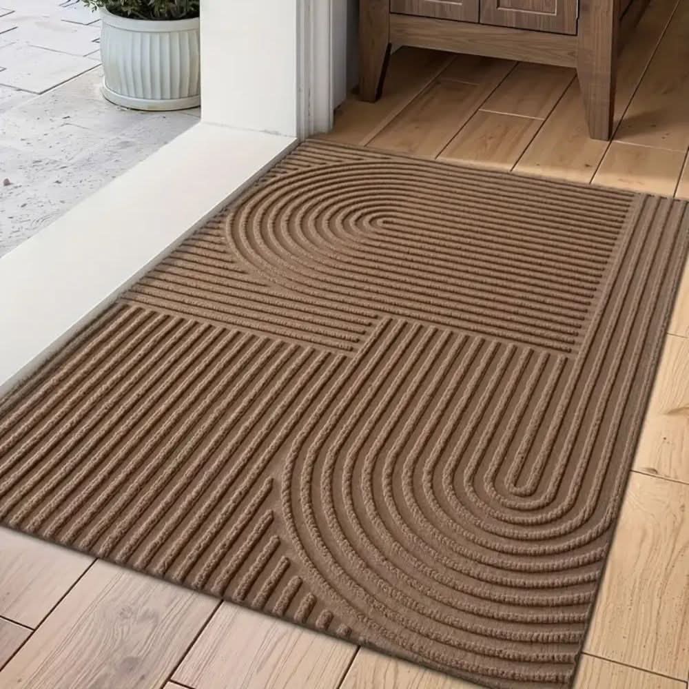 Maliben | Absorbent, Washable Mat With Flowing Line Pattern