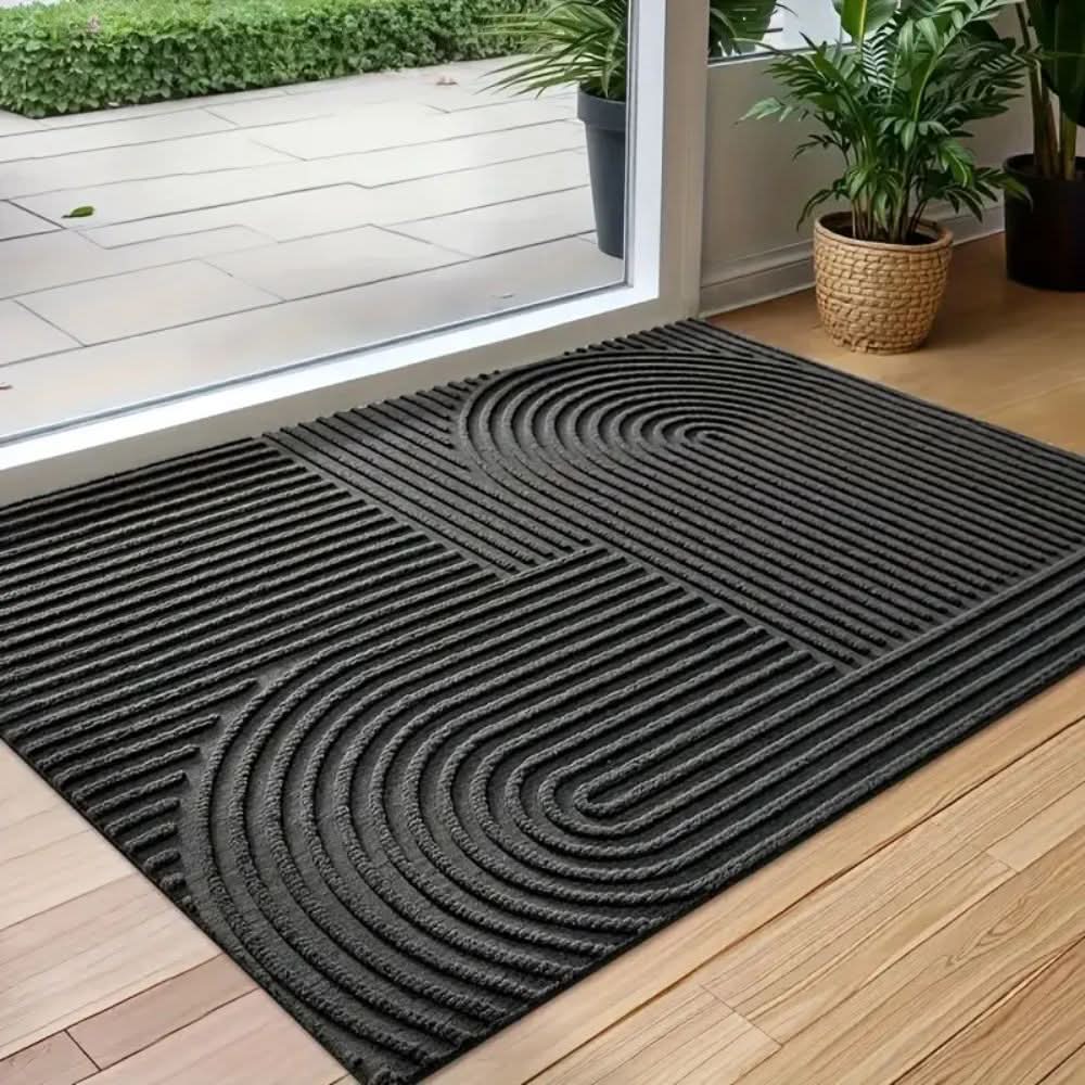 Maliben | Absorbent, Washable Mat With Flowing Line Pattern